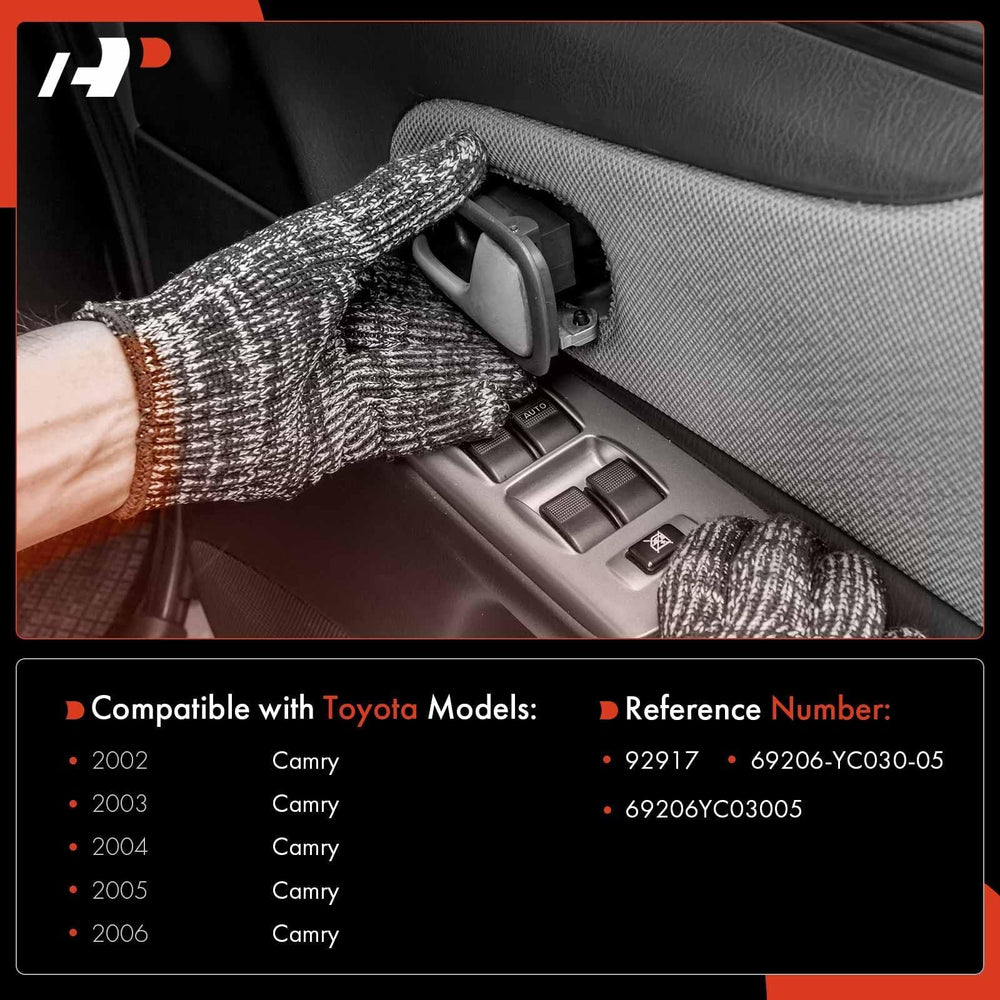 A-Premium rear mounting side of handle showing clip locations for straightforward installation
