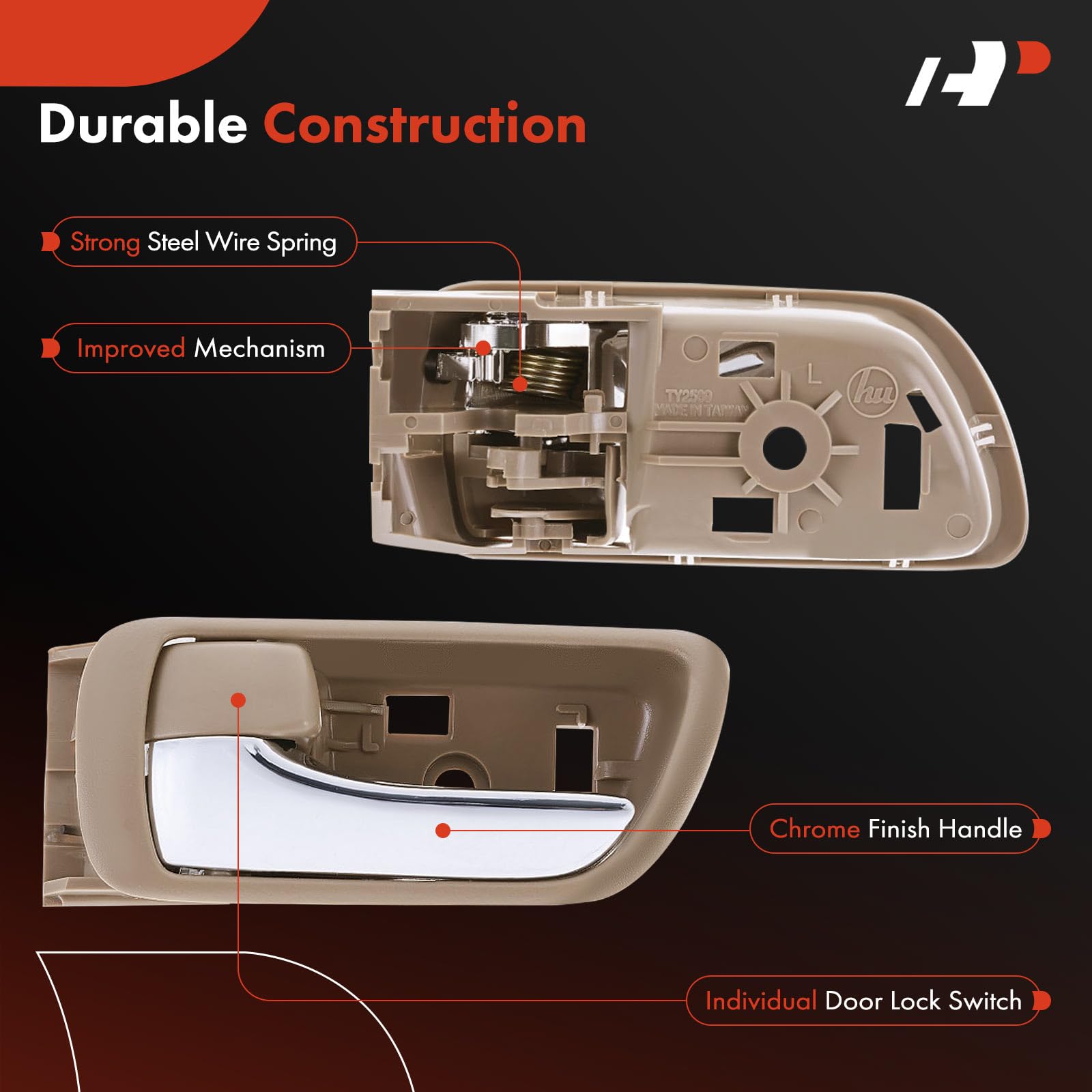 A-Premium installed in Camry door panel showing restored interior look and function
