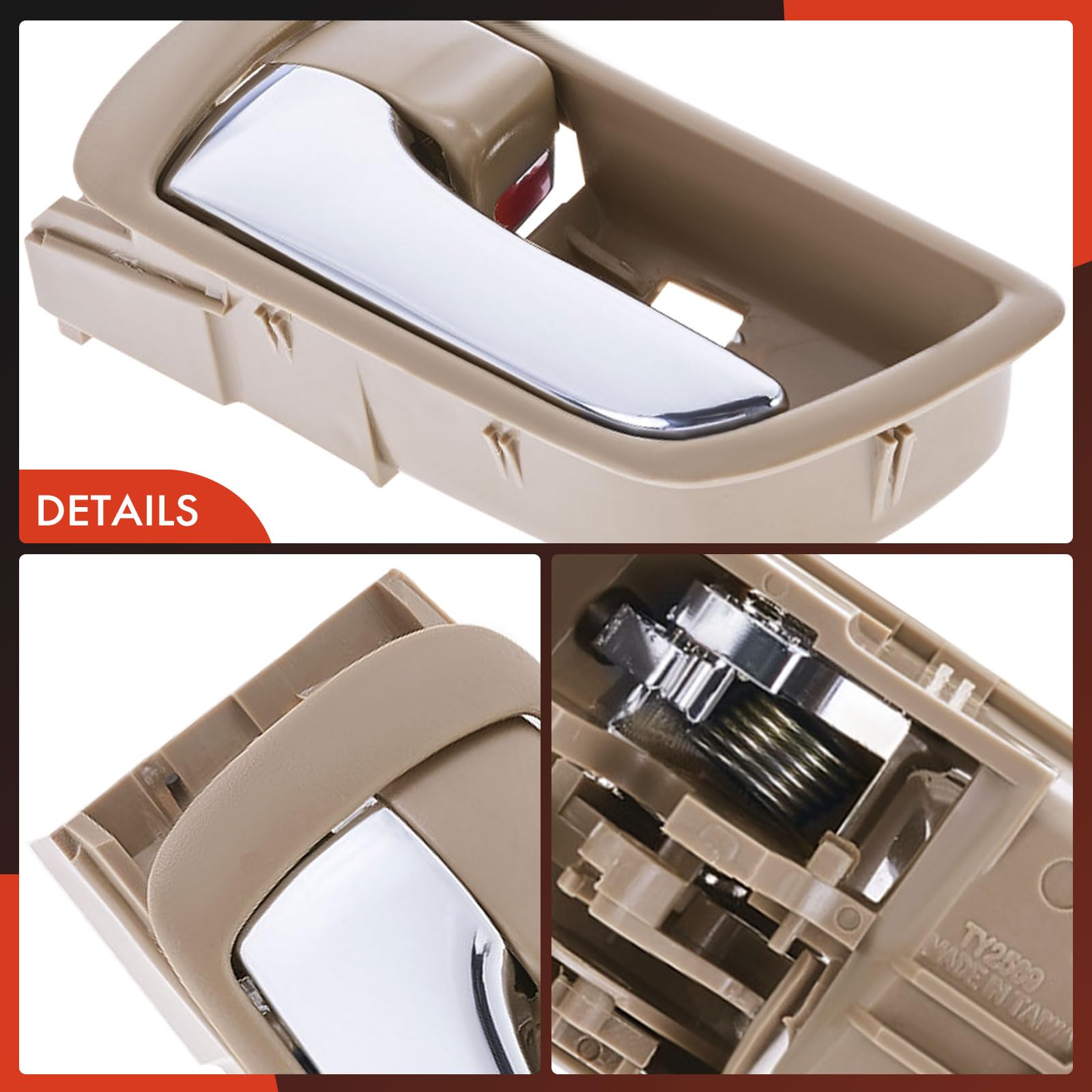 A-Premium material texture close-up showing durable plastic construction for long life