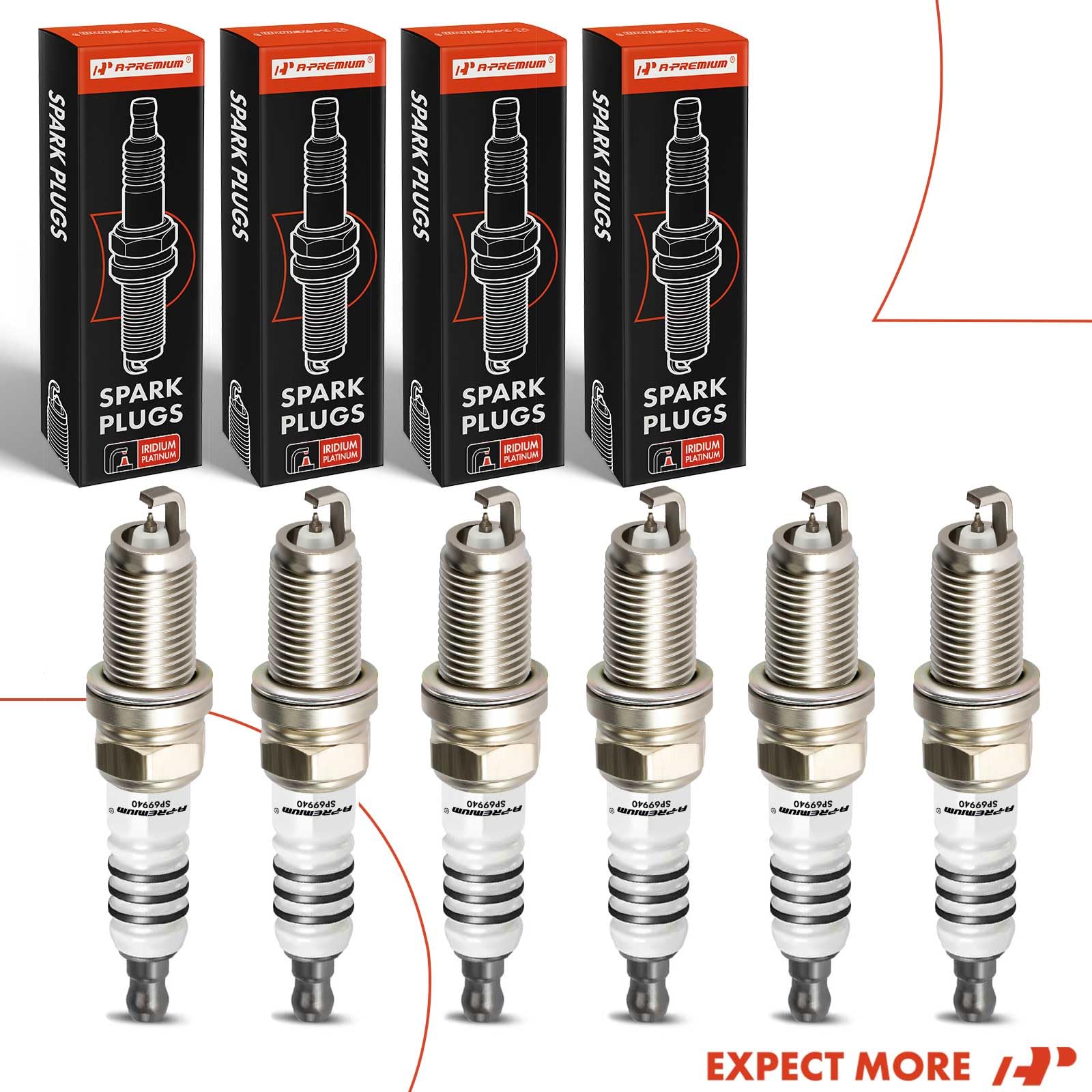 A-Premium plug being installed in a garage scene illustrating DIY replacement confidence