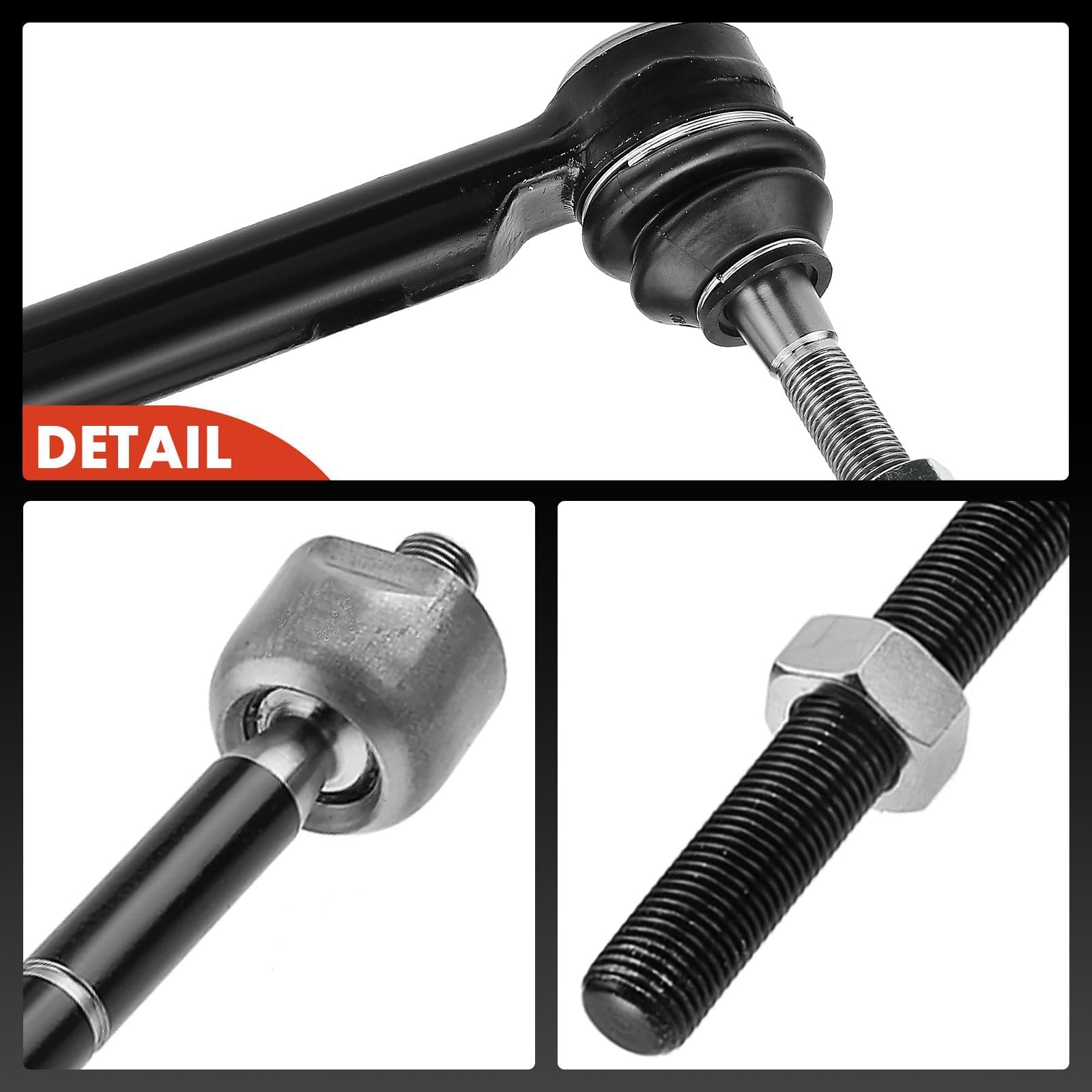 A-Premium mechanic installing tie rod in garage illustrating ease of replacement