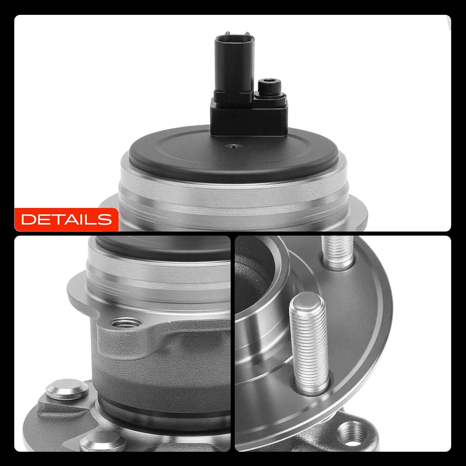 A-Premium mechanic installing the hub in a garage demonstrating simple replacement