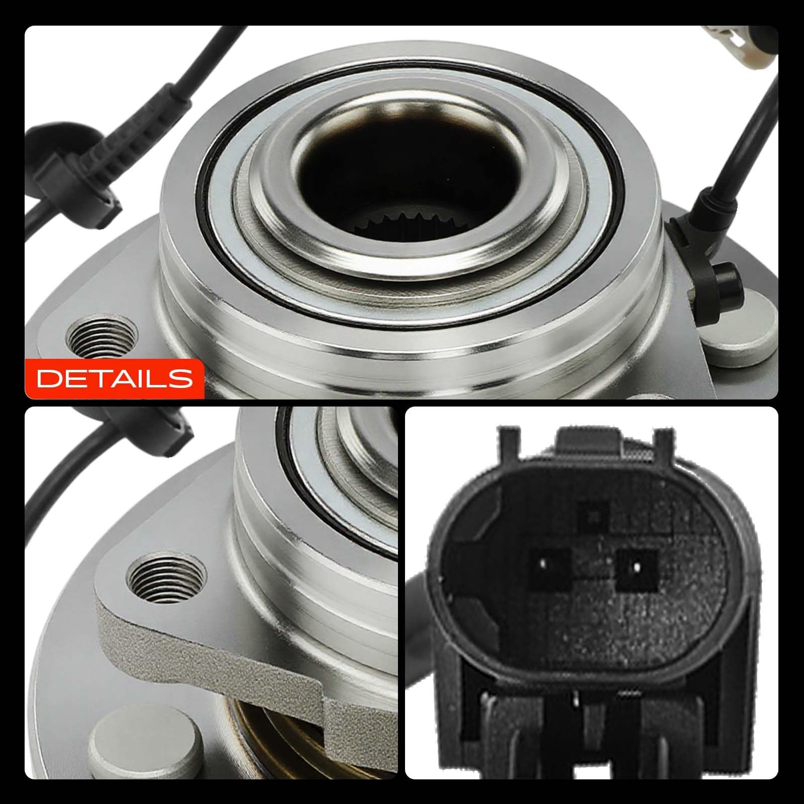 A-Premium hub in garage during install illustrating straightforward replacement