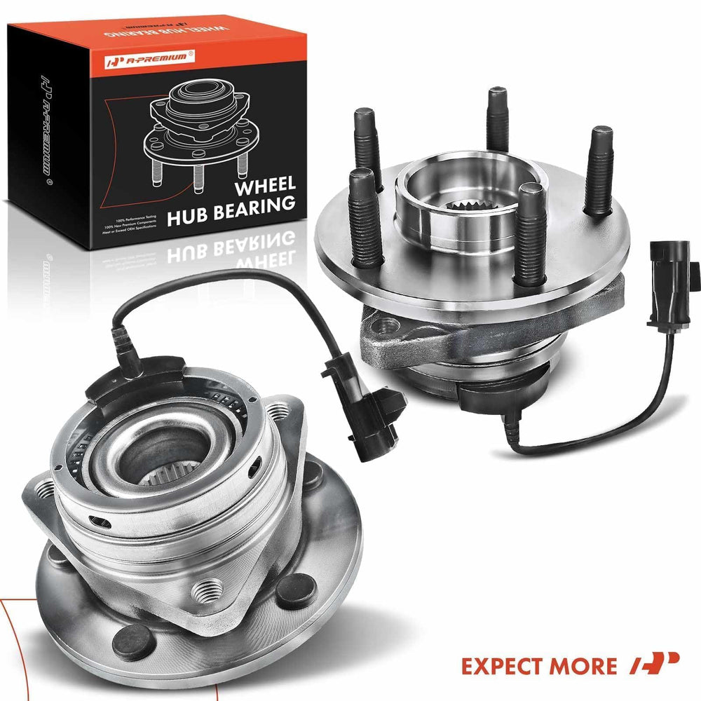 A-Premium hub installation in garage by mechanic restoring ride quality