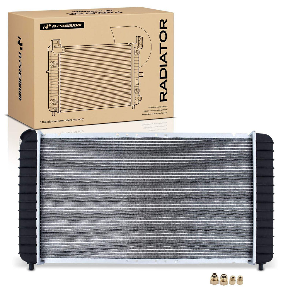 A-Premium radiator in vehicle setting showing reliability and road-ready benefit