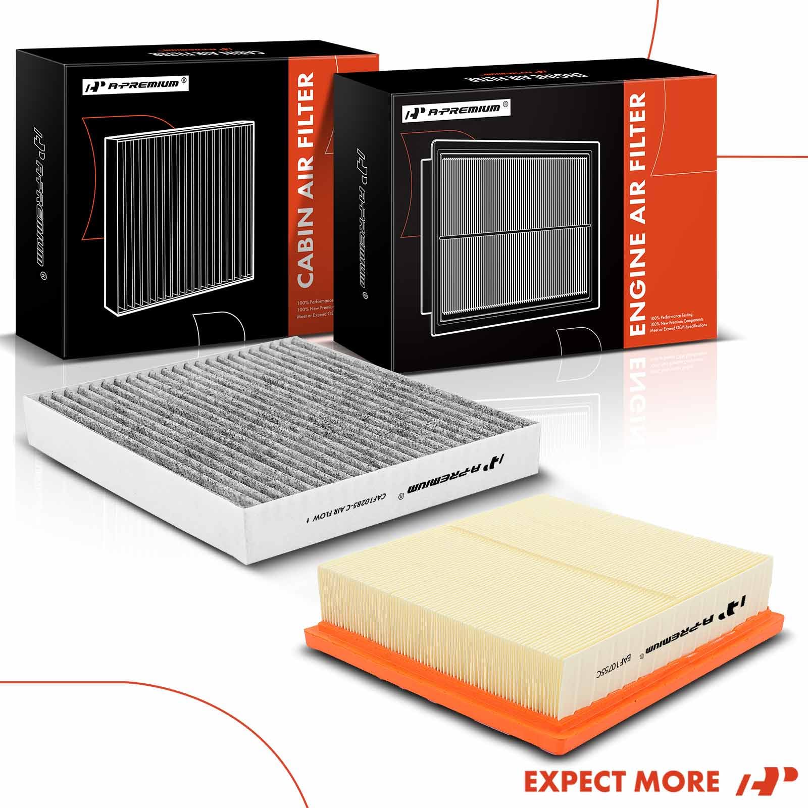 A-Premium filters staged with tools for DIY service demonstrating easy installation