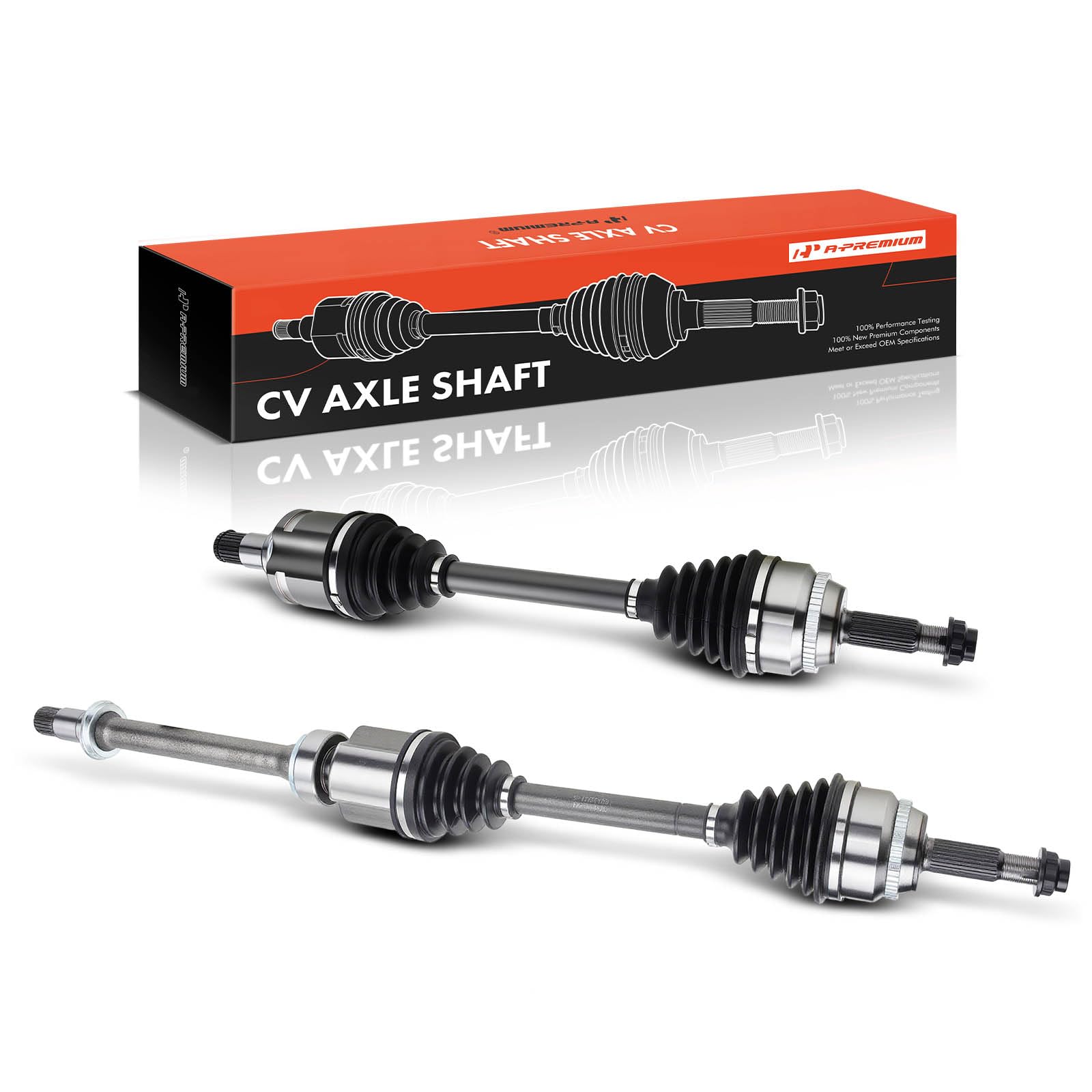 A-Premium toolkit and axles staged for install showing ease of mechanic fitment