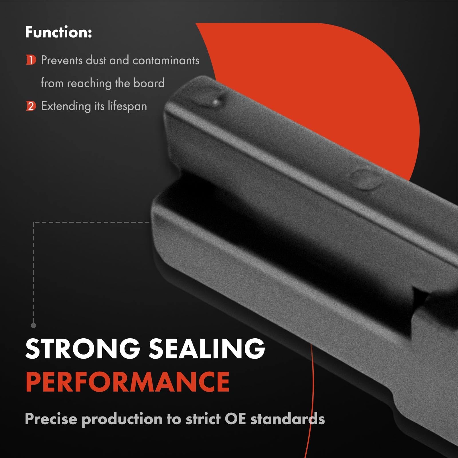 A-Premium view of two bolt holes for secure bolt-on installation benefit