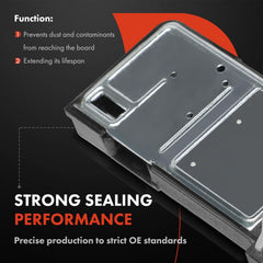 A-Premium detail of bolt holes illustrating bolt-on mounting for easy installation