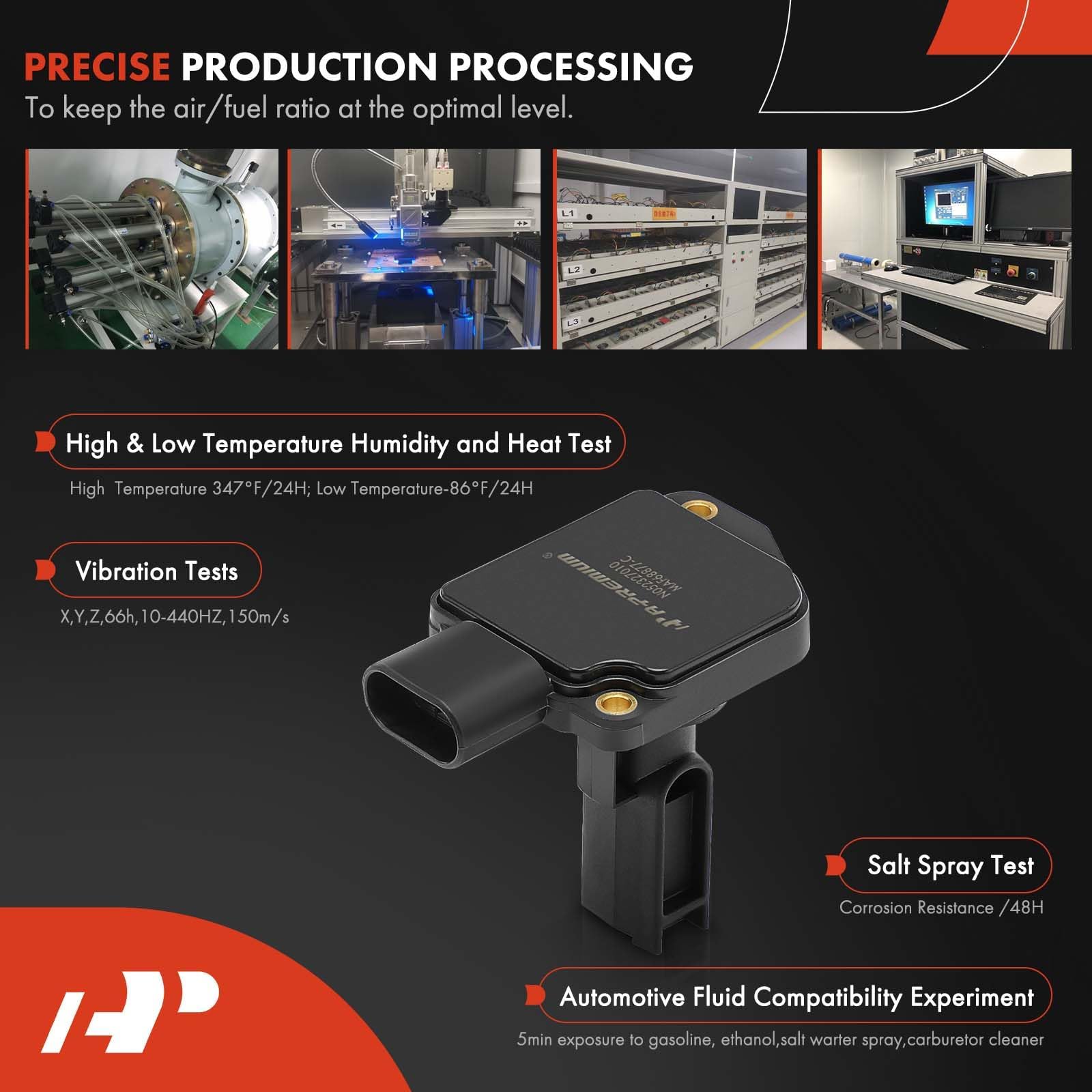 A-Premium view of two mounting holes for straightforward bolt-on installation