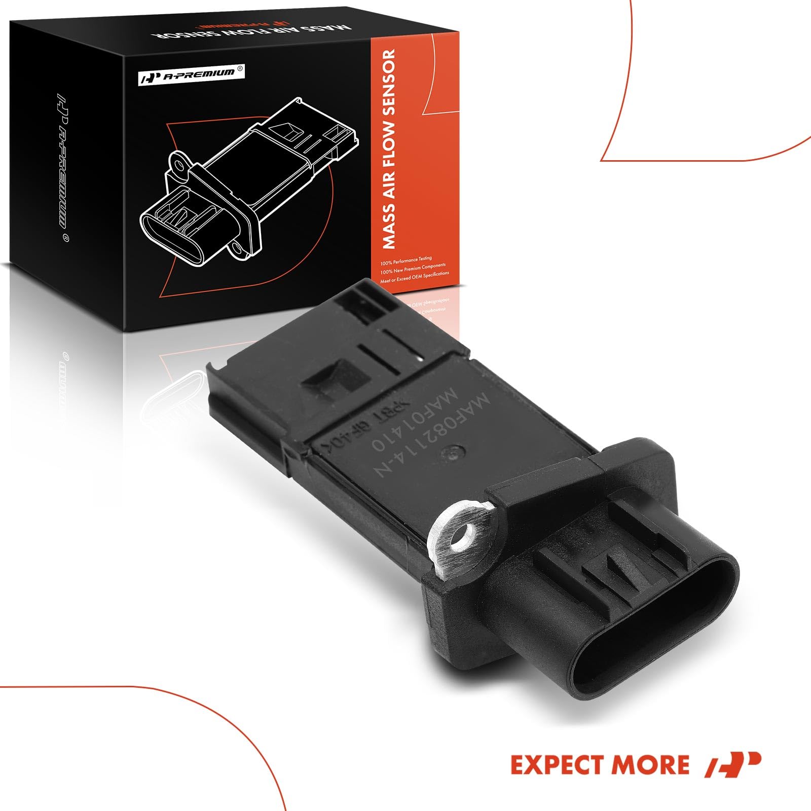 A-Premium MAF packaged with label for part number and compatibility
