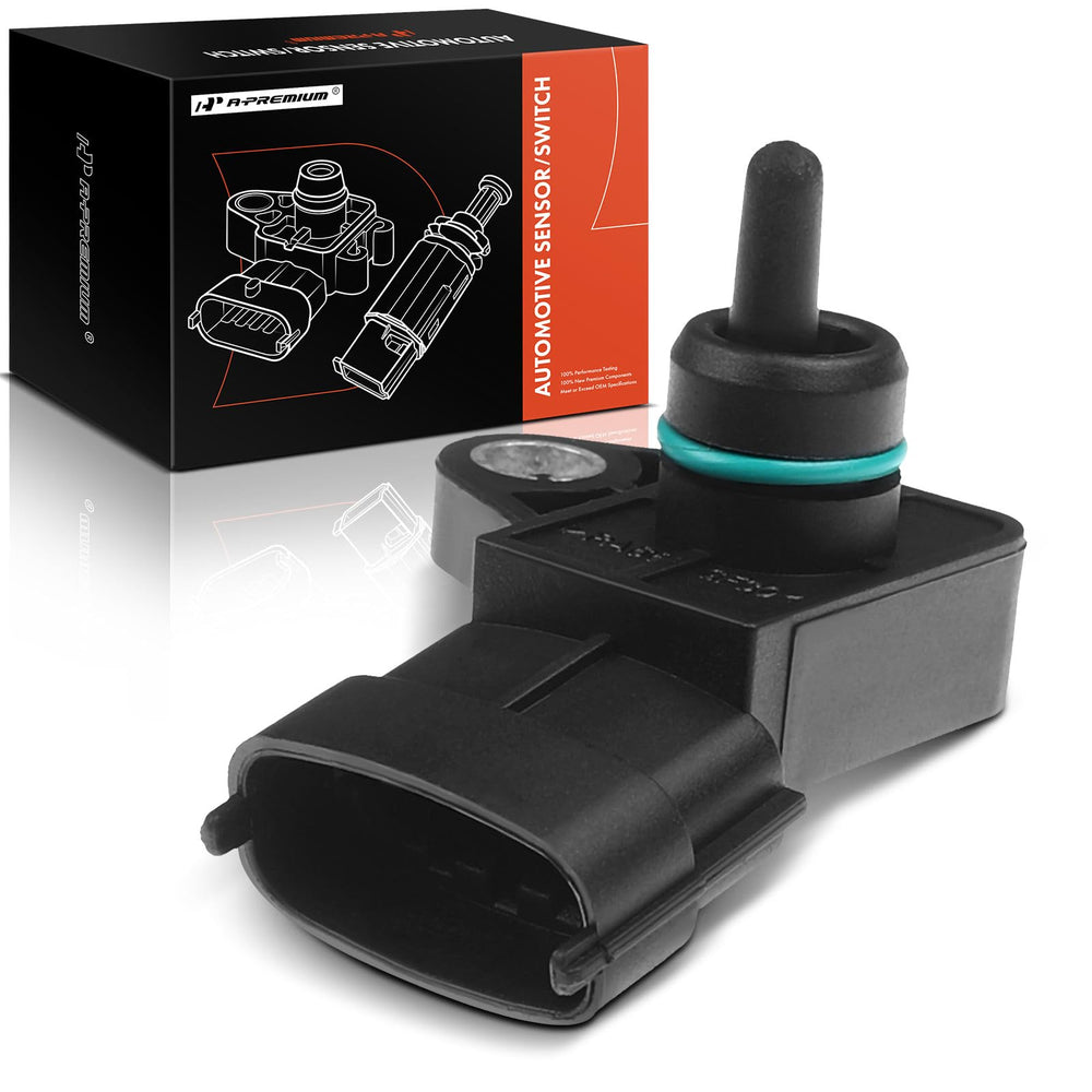 A-Premium MAP sensor front view showing compact durable housing and direct-fit design
