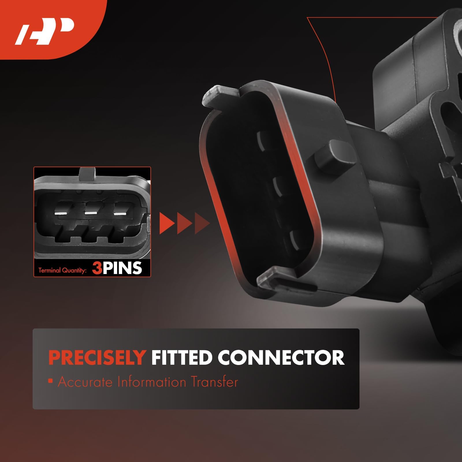 A-Premium MAP sensor installed under hood demonstrating straightforward replacement