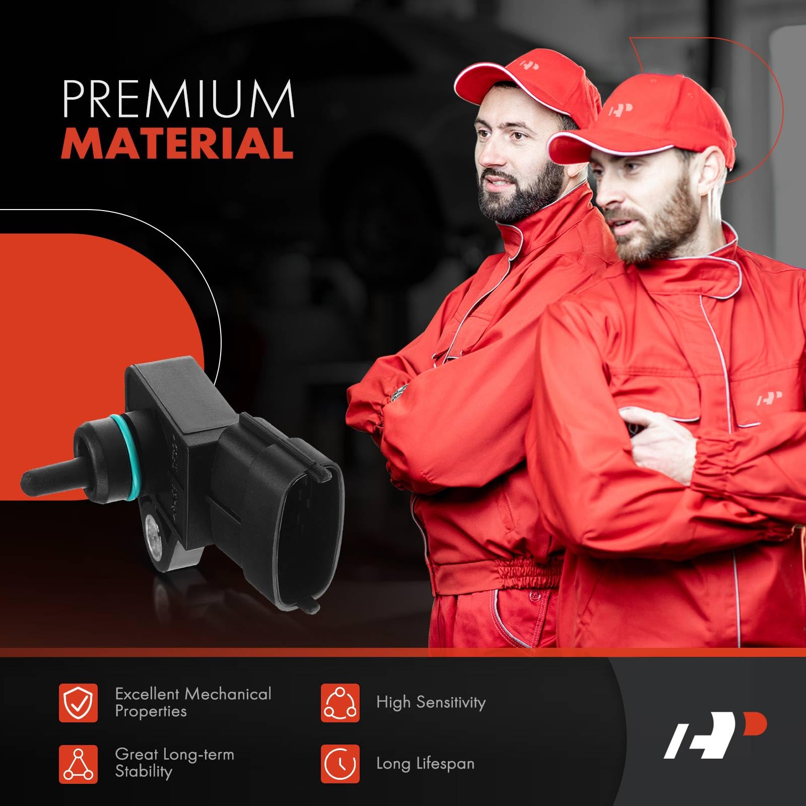 A-Premium MAP sensor with mounting bracket and screw illustrating easy bolt-in replacement
