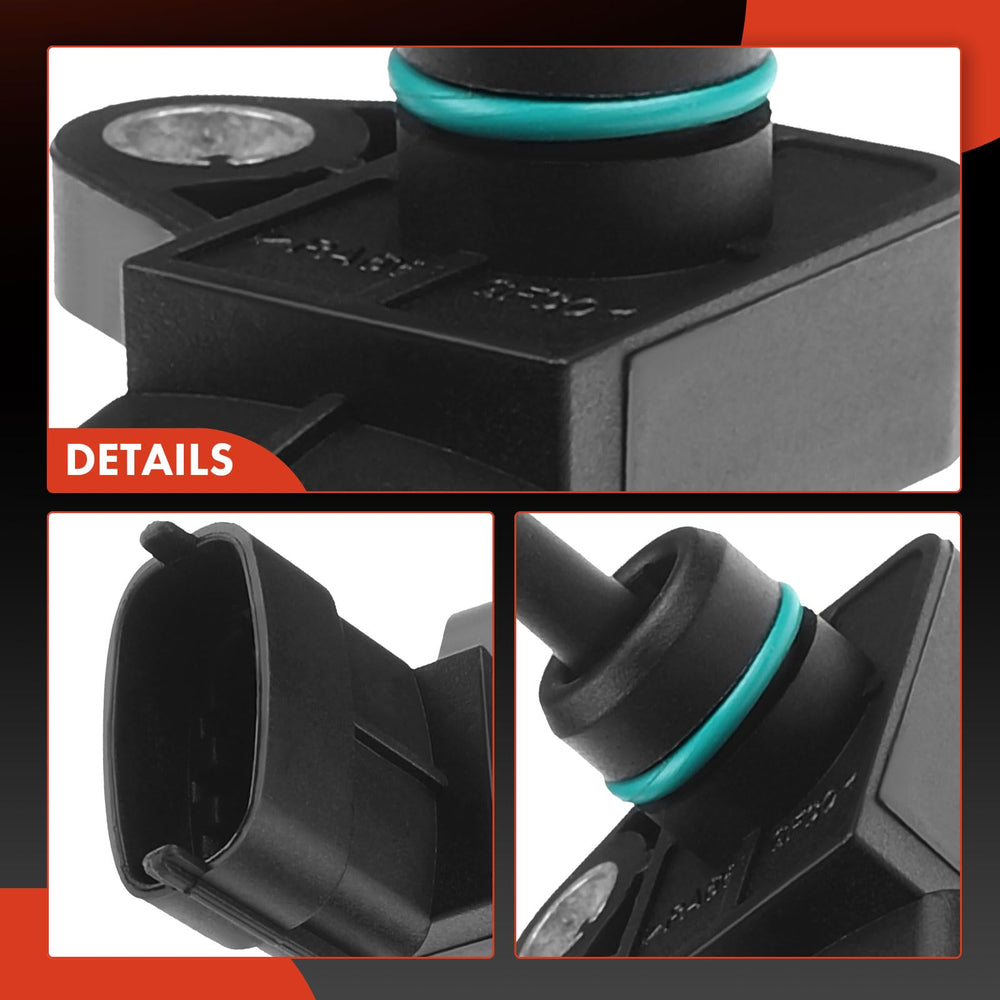 A-Premium MAP sensor in retail packaging with label showing model references for buyer confidence