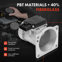 A-Premium view of mounting holes and rear housing for secure bolt-on installation
