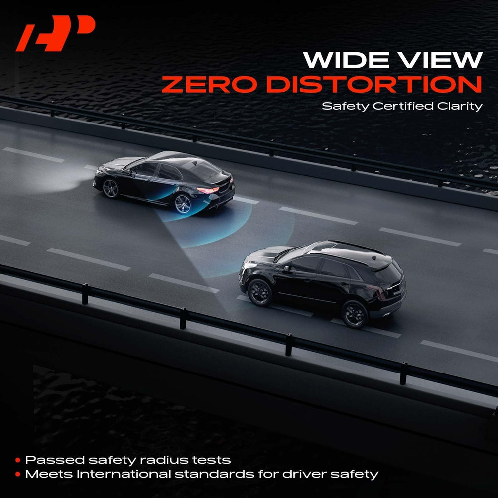 A-Premium mirror reflection clarity demonstrating improved visibility benefit