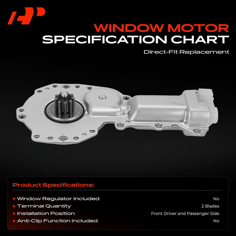 A-Premium motor front profile highlighting compact OE-style design