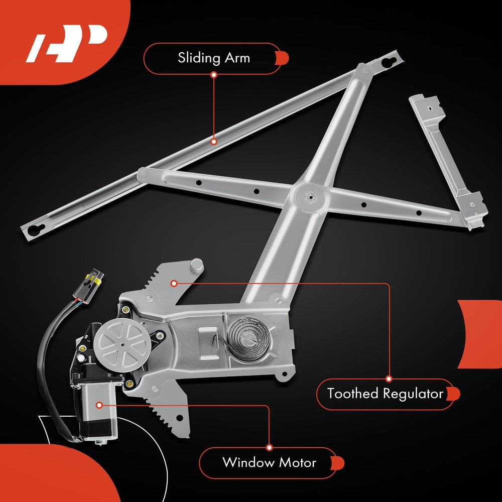 A-Premium mounted in door installation view demonstrating direct-fit alignment with OEM mounting points