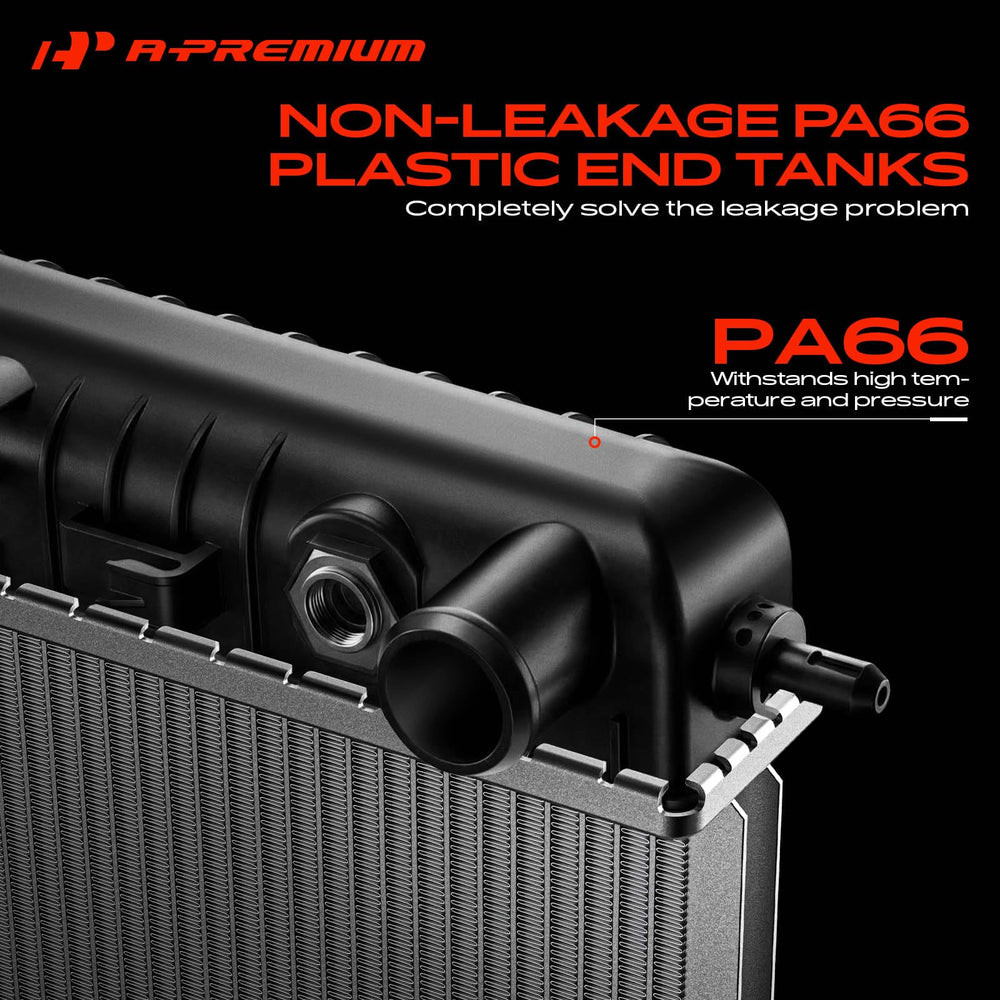 A-Premium radiator mounted in a Subaru engine bay demonstrating fitment benefit