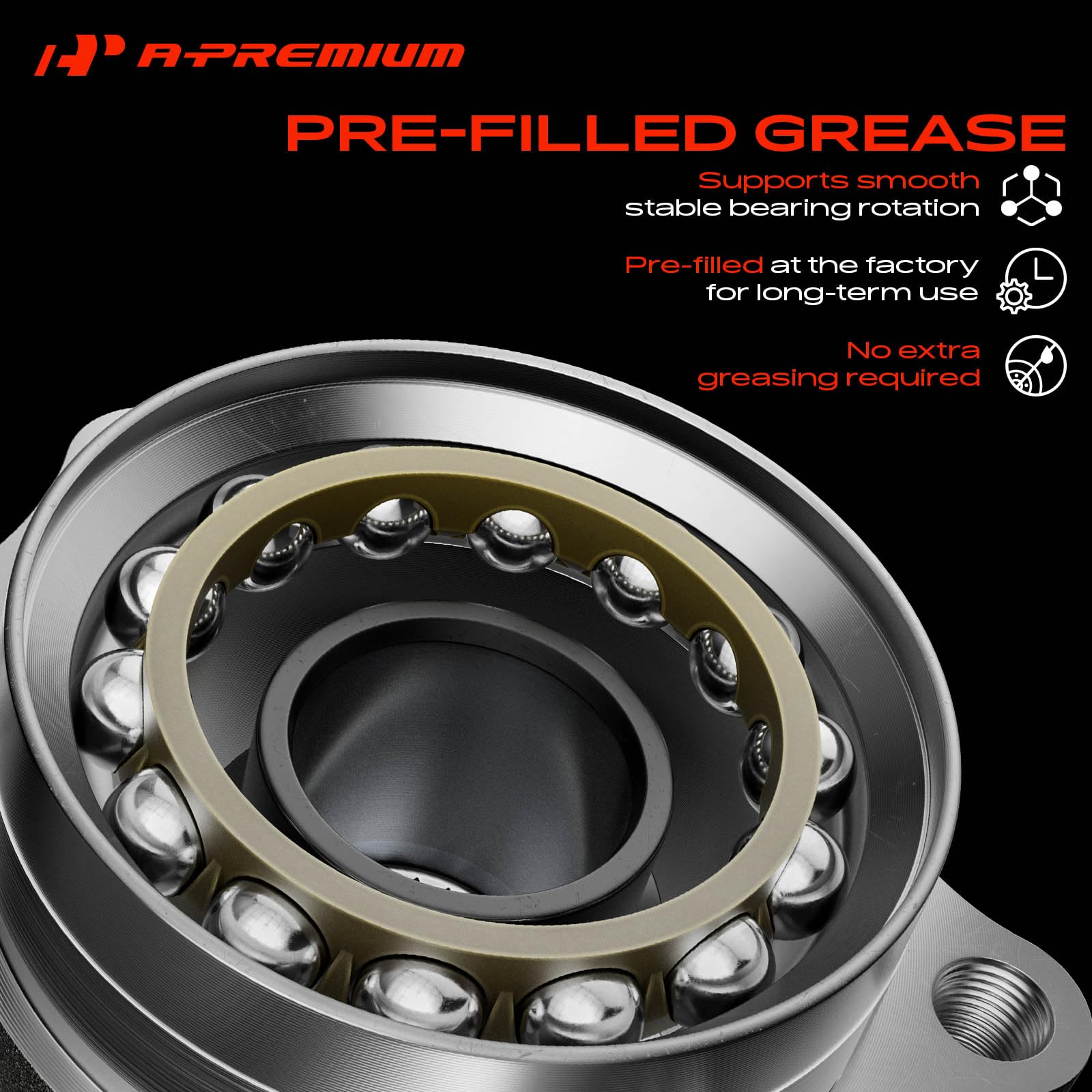 A-Premium assembly mounted on vehicle passenger side illustrating balanced handling and reduced vibration