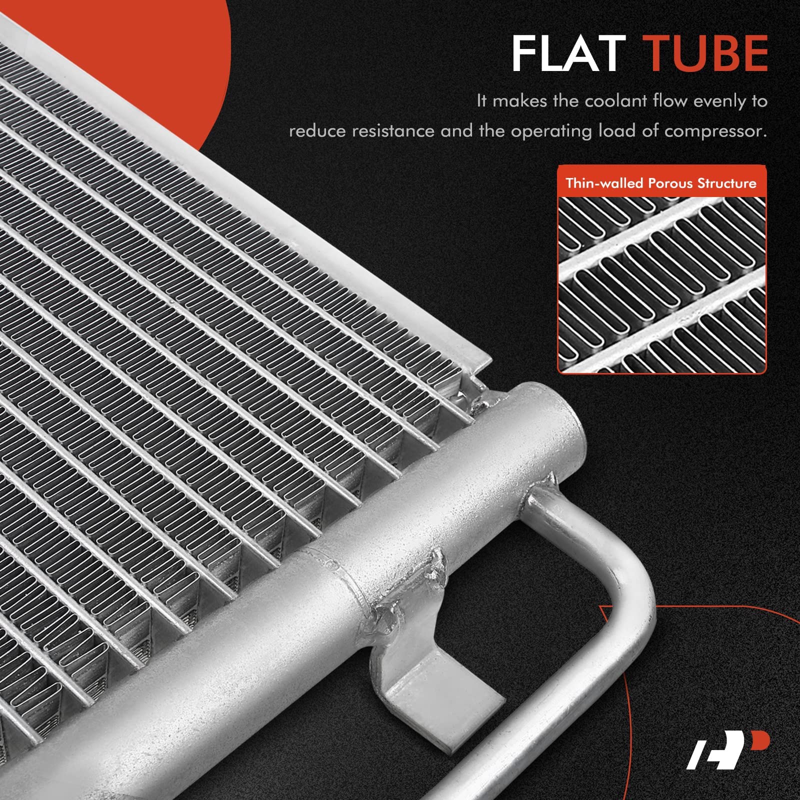 A-Premium condenser mounted on truck demonstrating correct scale and fit