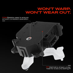 A-Premium actuator mounted under dash demonstrating straightforward installation