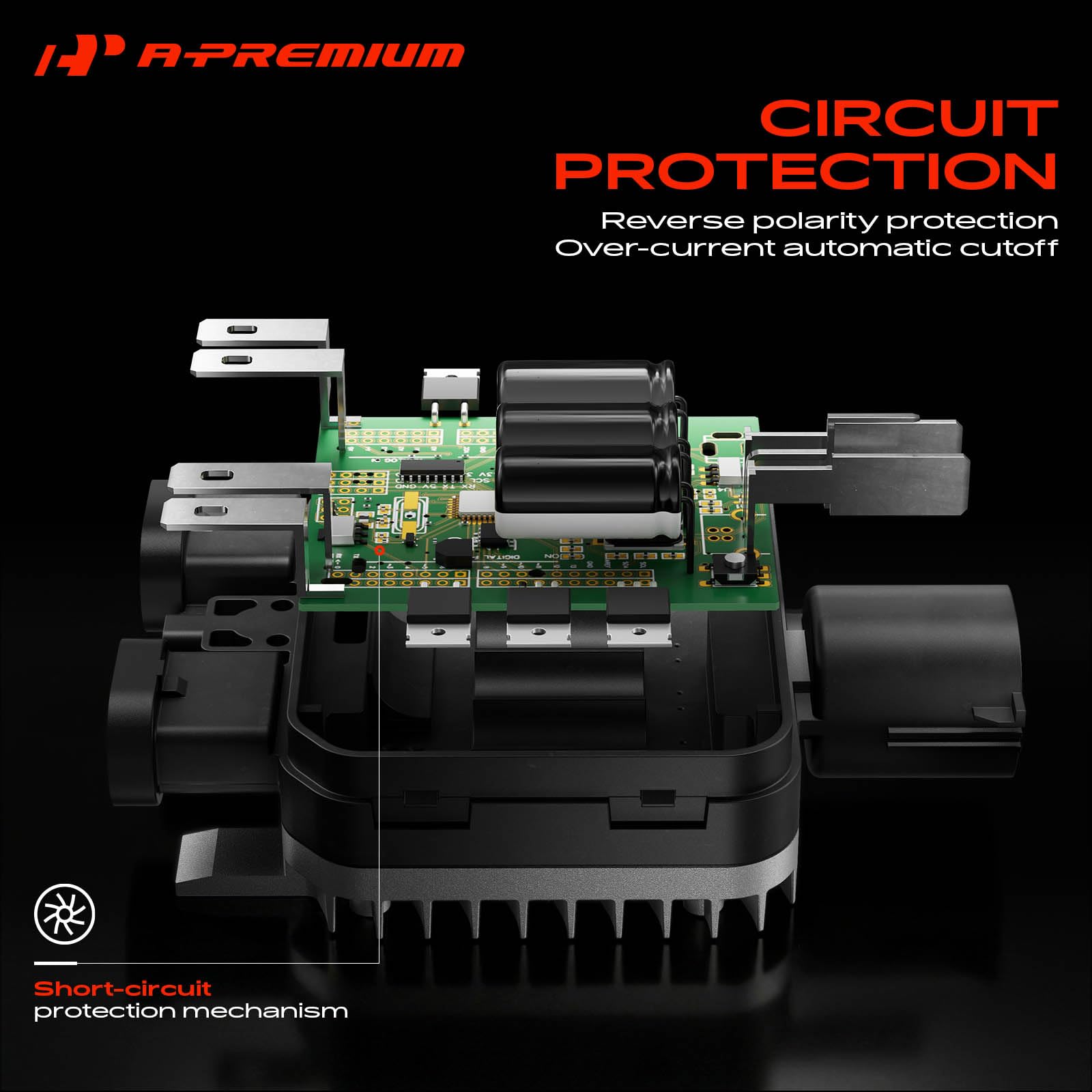 A-Premium mounting bracket detail illustrating secure attachment and durable construction