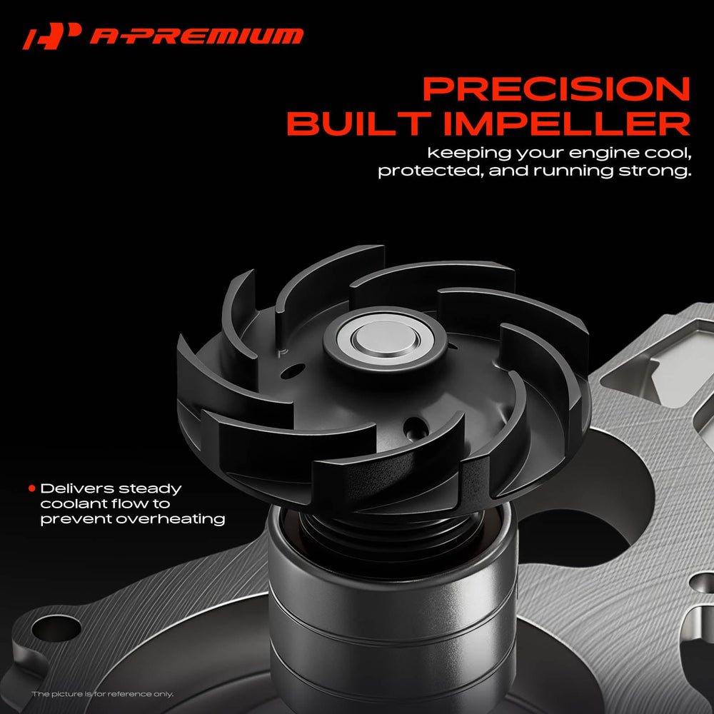 A-Premium mounting hole pattern top view ensuring OEM-style bolt alignment