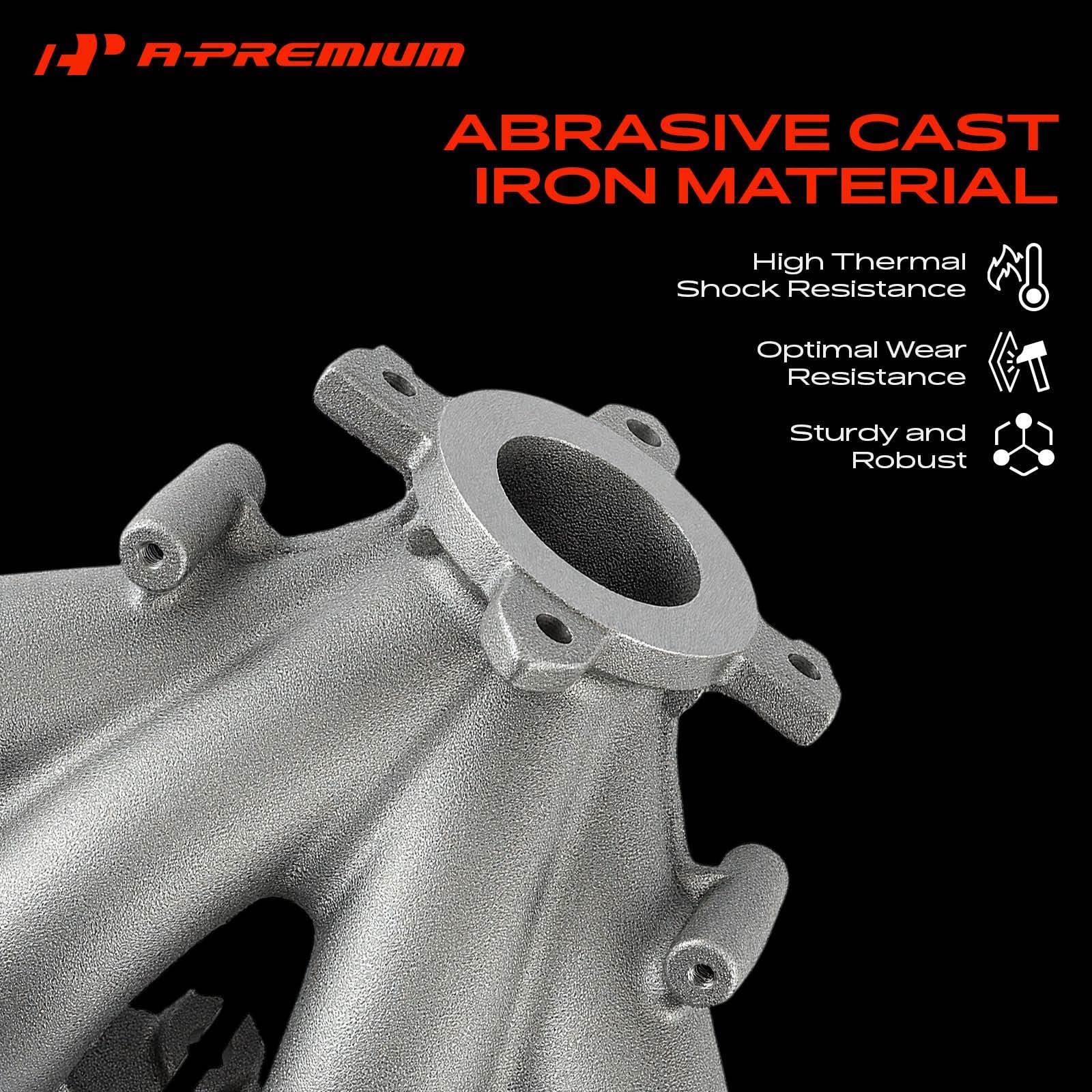A-Premium oval ports close-up ensuring proper exhaust flow and sealing