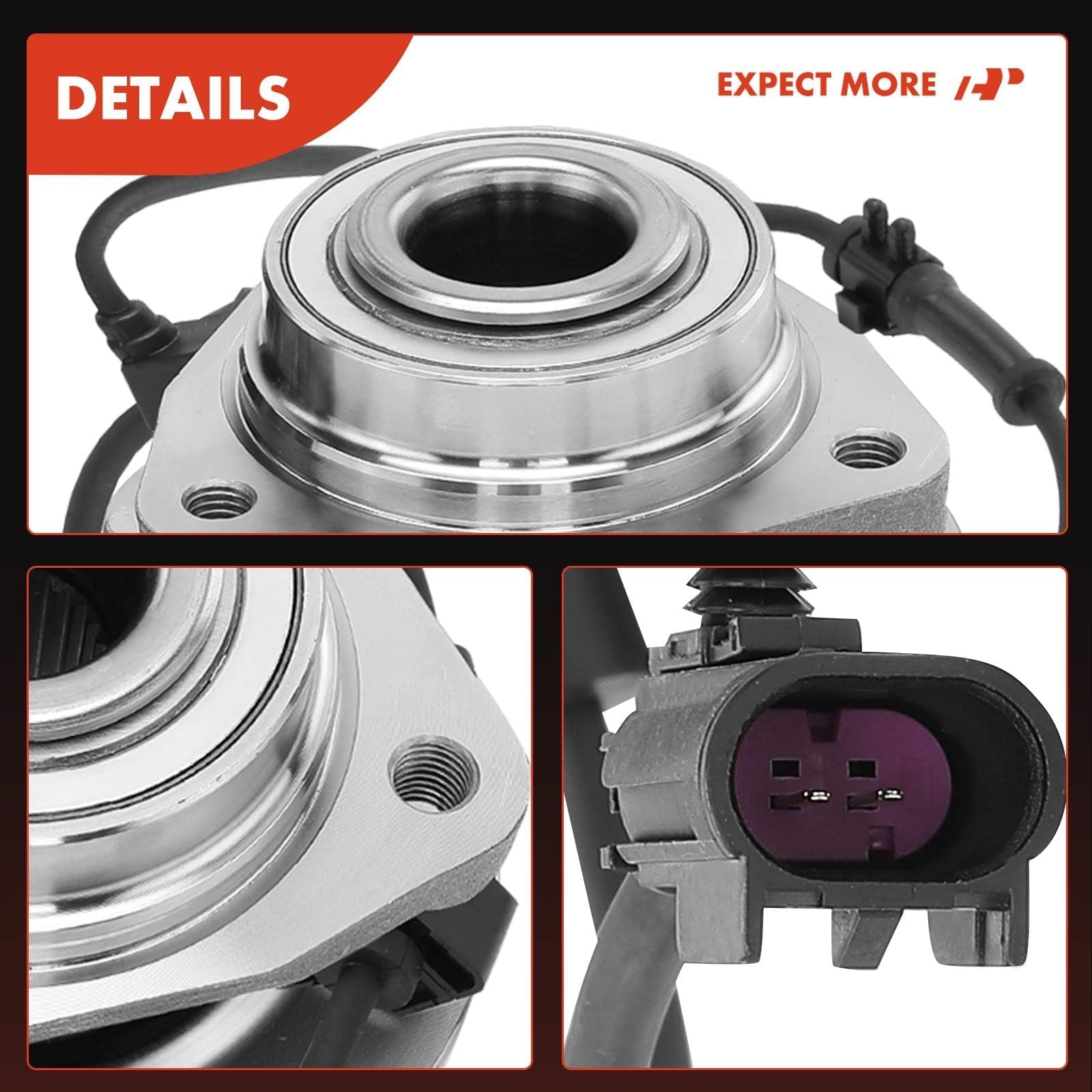 A-Premium two-pack unboxed showing both assembled hubs for complete replacement
