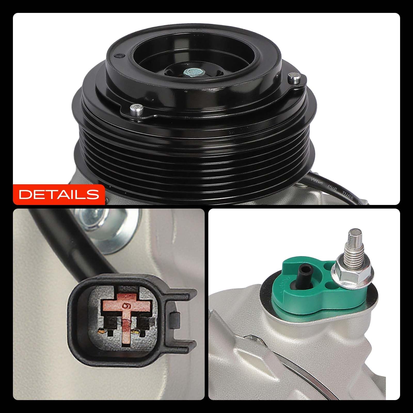 A-Premium packaging showing included compressor and installation parts