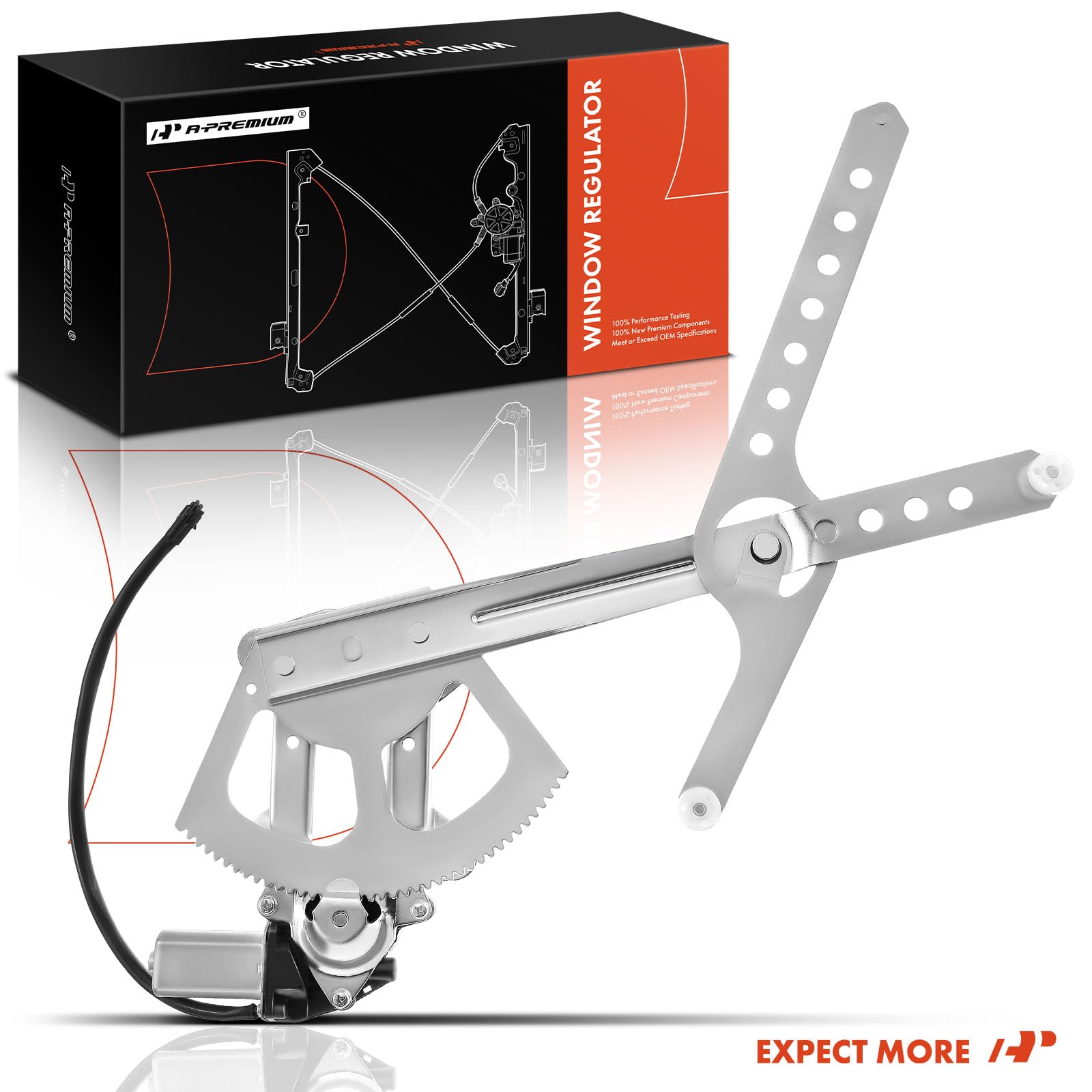 A-Premium packaging and accessories overview including mounting points and hardware