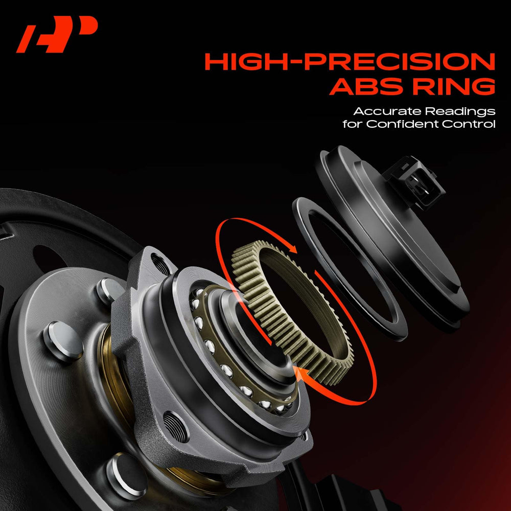 A-Premium boxed packaging with two hub assemblies and included hardware for installation