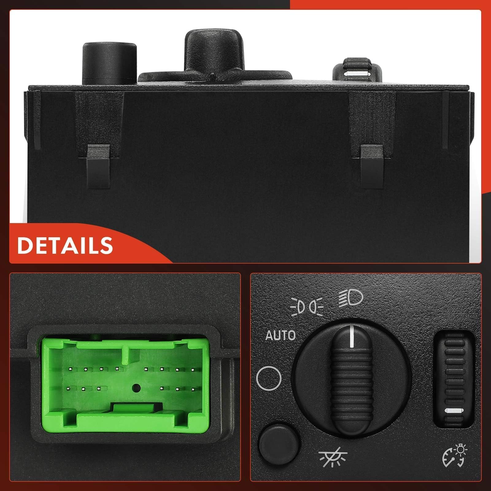 A-Premium product packaging with included dimmer knob and installation-ready contents