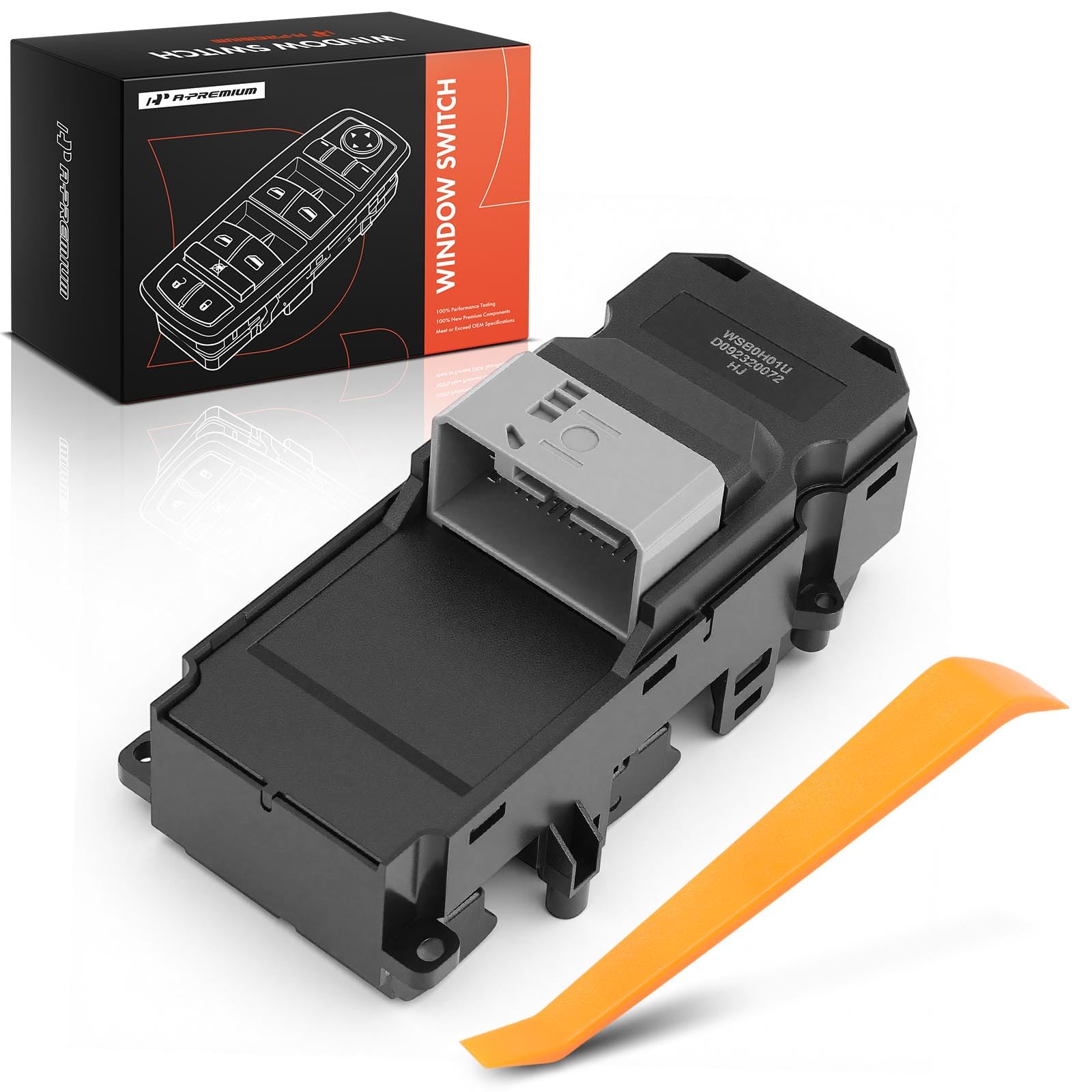 A-Premium product packaging and label showing part references