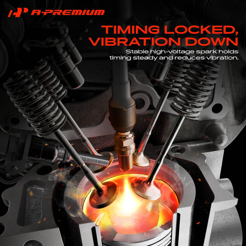 A-Premium packaging label close-up with cross-reference part numbers for verification