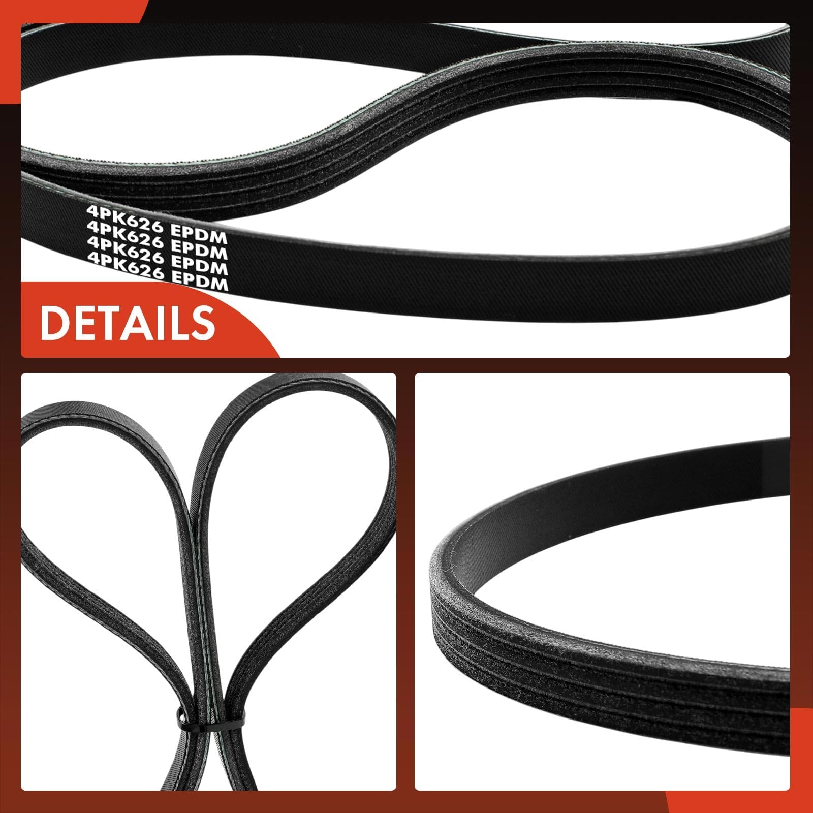 A-Premium warranty and features card displayed with belt for buyer confidence