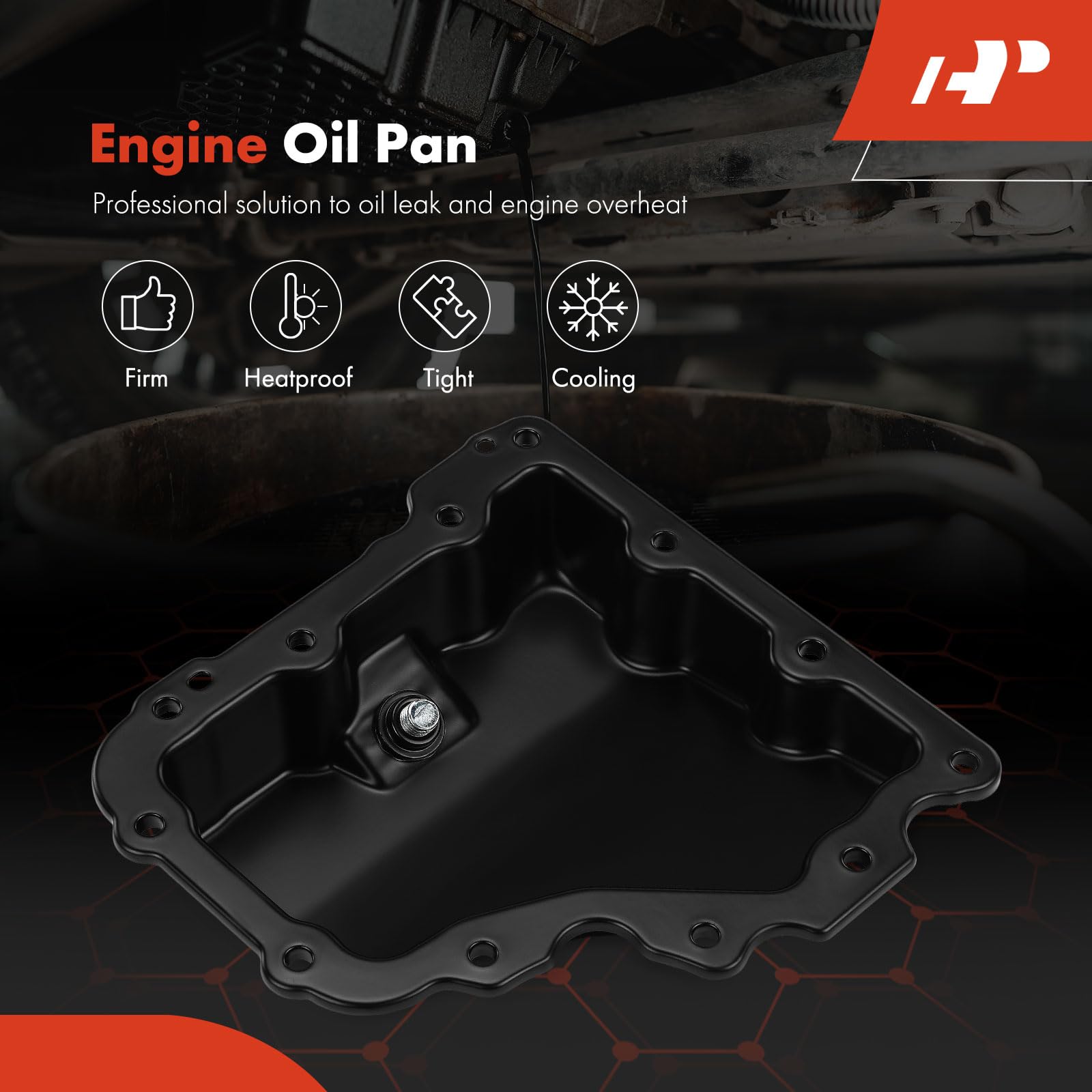 A-Premium mounting flange closeup showing bolt holes for precise sealing