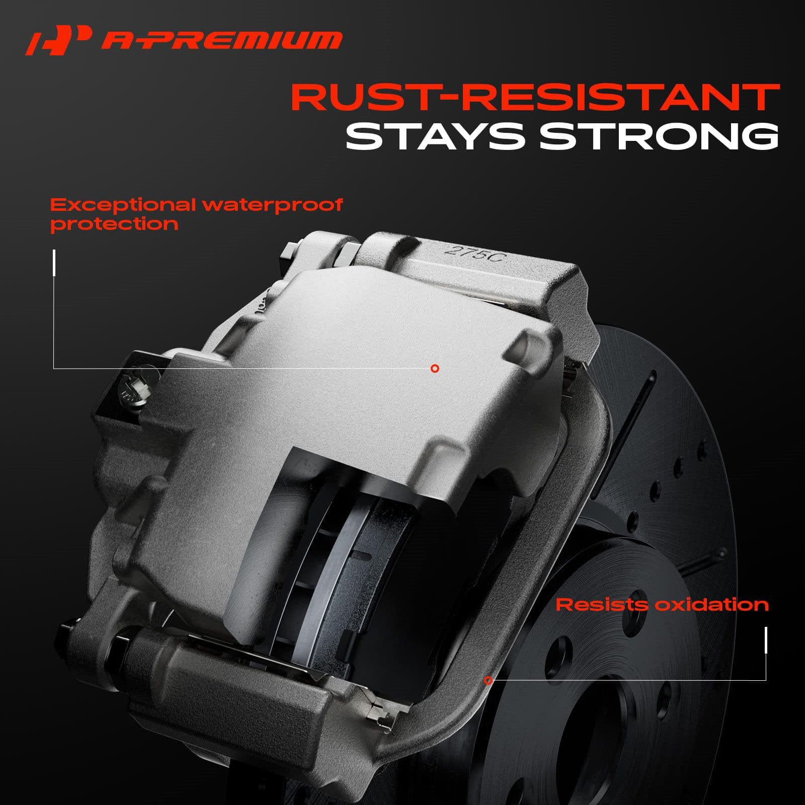 A-Premium phenolic piston view illustrating heat resistance