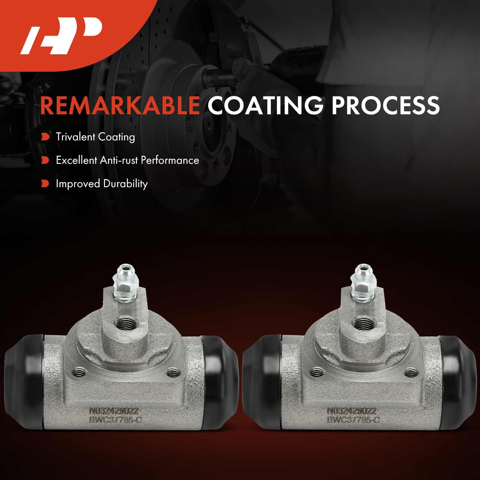 A-Premium close-up of piston and seal detail, demonstrates durable seal contact