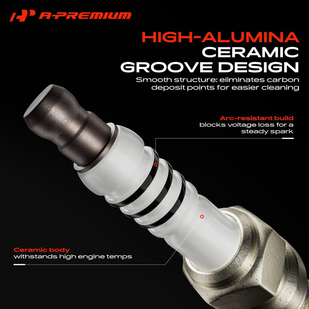 A-Premium plugs installed on engine illustrating proper fit and performance