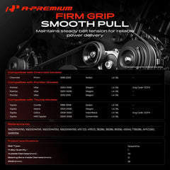 A-Premium pulley close-up highlighting smooth surface and correct diameter