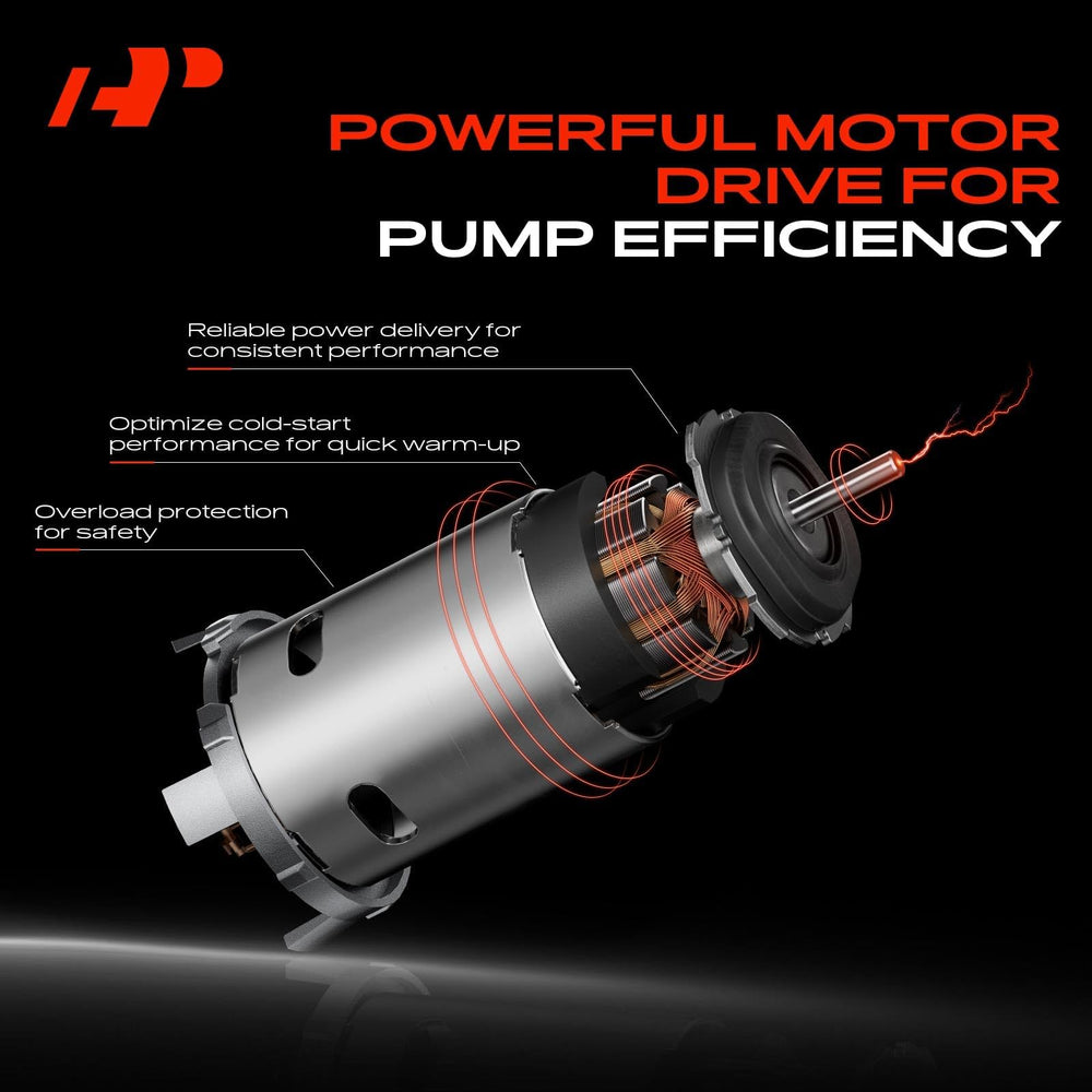 A-Premium pump installed under hood in Tacoma for accurate location guidance