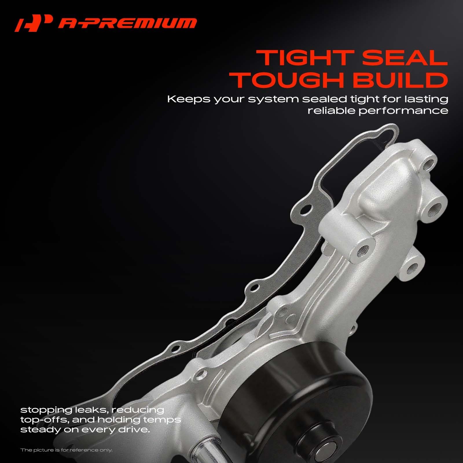 A-Premium pump installed in engine bay demonstrating correct fit and restored circulation