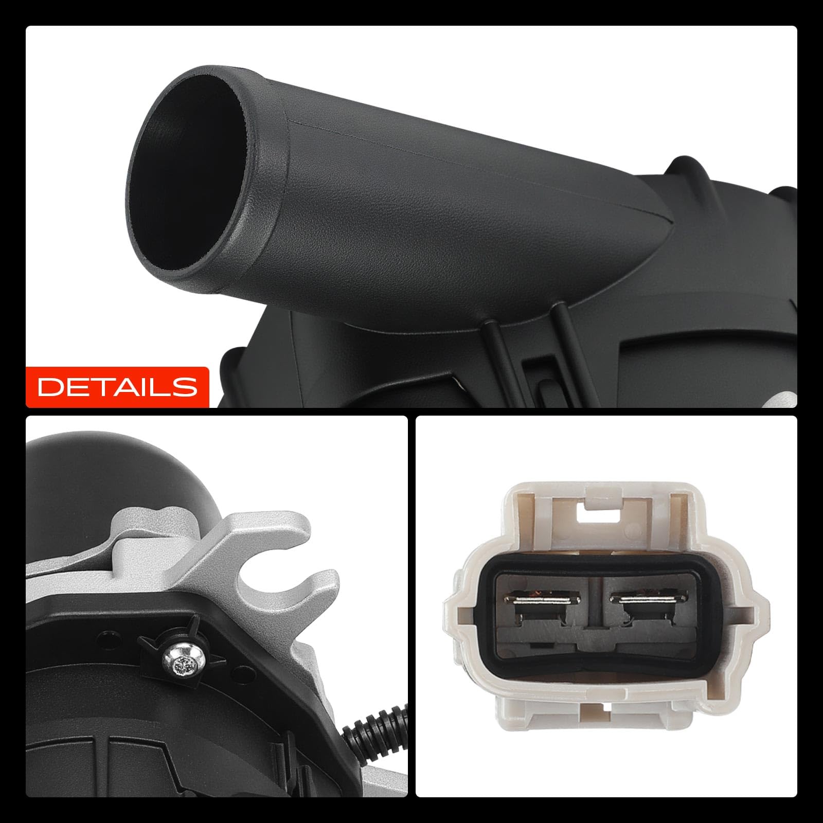 Texture close-up showing A-Premium plastic and aluminum construction benefits