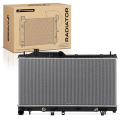A-Premium radiator front view showing complete assembly and fitment benefit