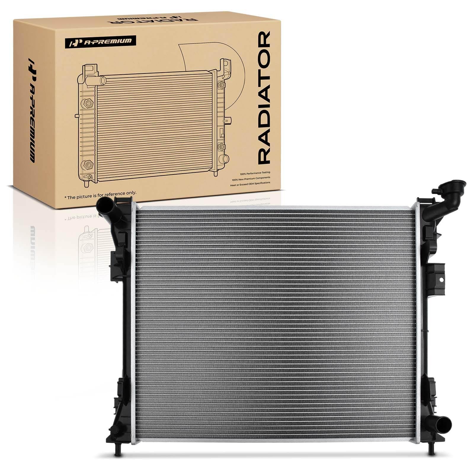A-Premium radiator front view showing fit and restoration benefit