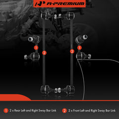 A-Premium rear end link detail highlighting durable steel and improved handling