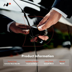 A-Premium rear passenger handle showing smooth finish and durability benefit